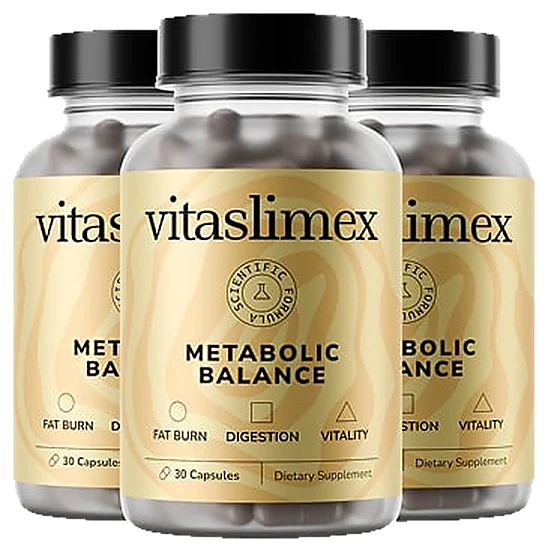 Vitaslimex Metabolic Balance Capsules, trois flacons de 30 capsules